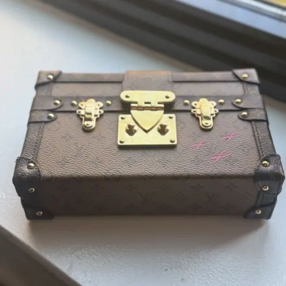 Louis Vuitton Petite Malle Crossbody Handbag Monogram Reverse - Picture 2 of 8